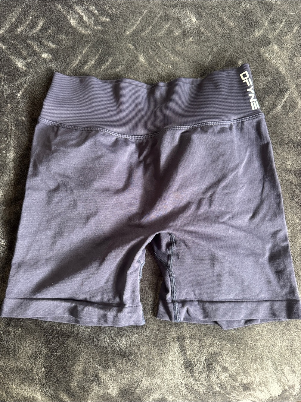 Dfyné Women's High-Rise navy Active Bike Shorts